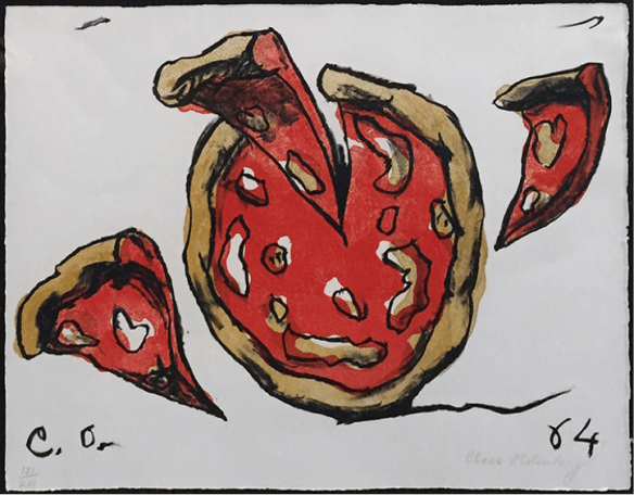 Claes Oldenberg: Flying Pizza